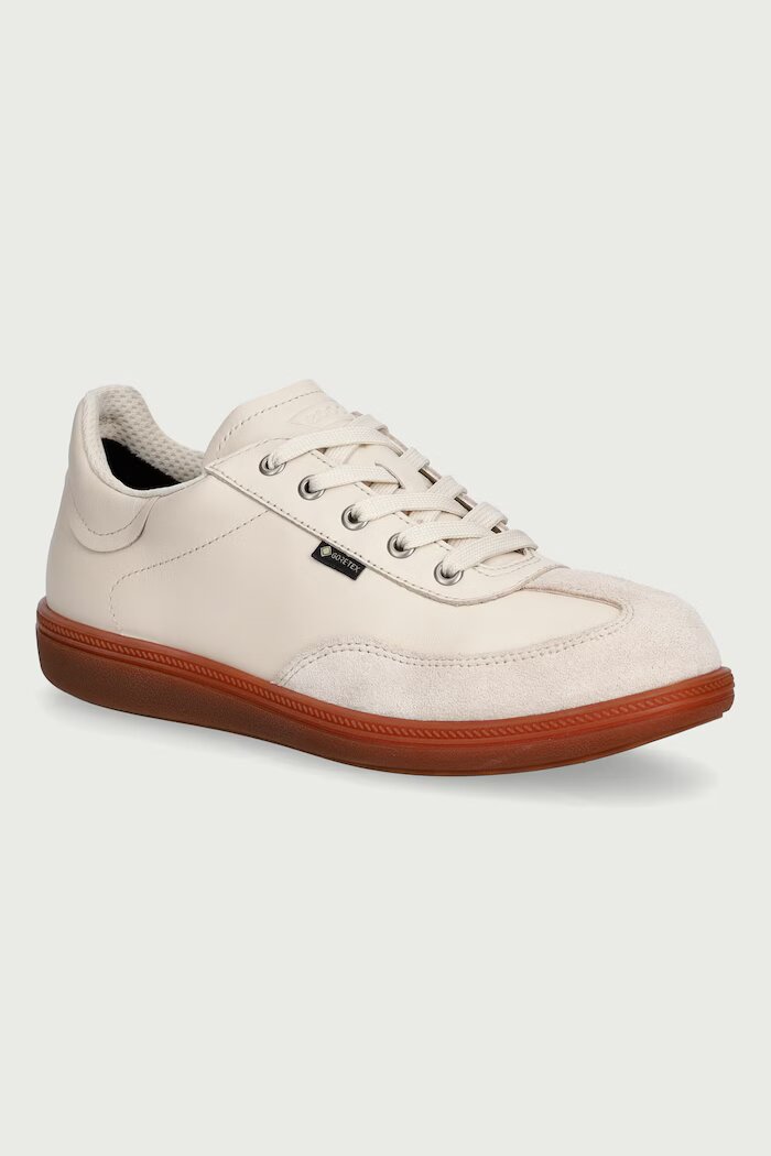 Ecco Soft 11 маратонки дамски от кожа бежови 235833-61598