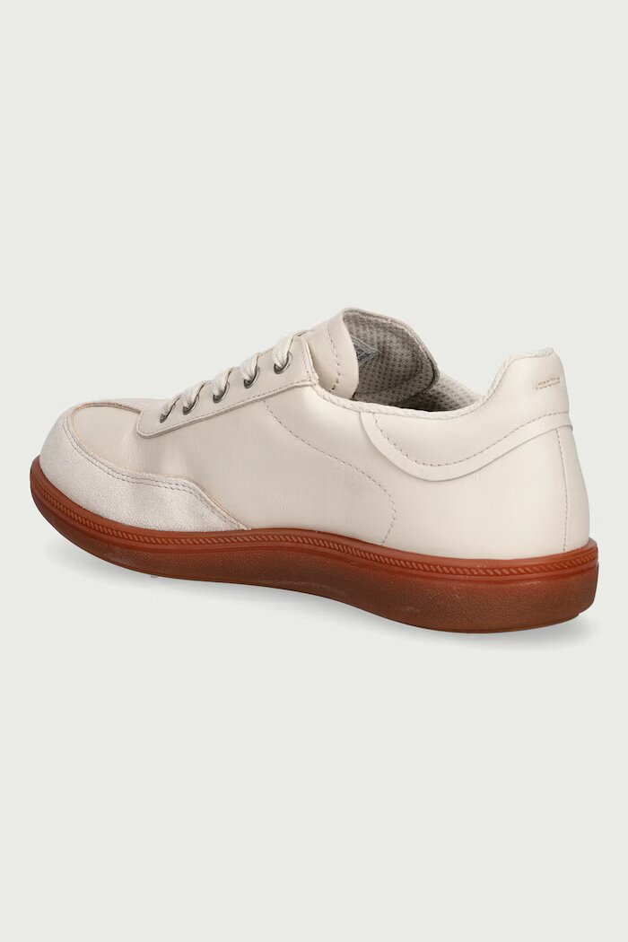 Ecco Soft 11 маратонки дамски от кожа бежови 235833-61598