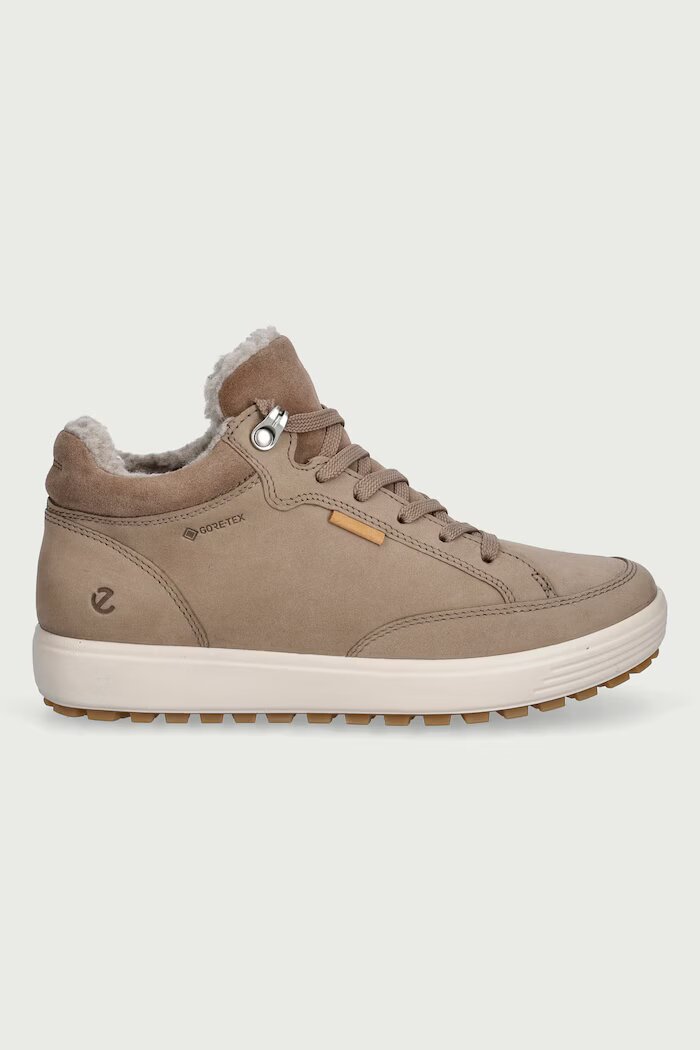 Ecco Soft 7 маратонки дамски от кожа бежови 450493-02674