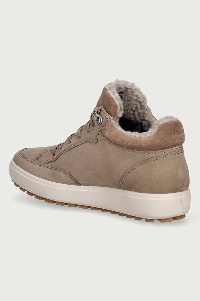 Ecco Soft 7 маратонки дамски от кожа бежови 450493-02674