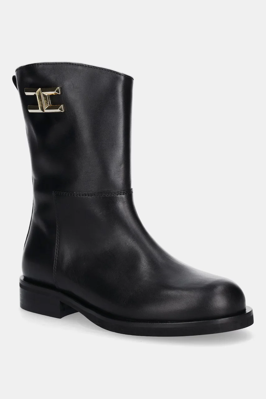 Elisabetta Franchi Детски кожени ботуши