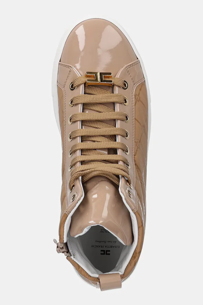 Elisabetta Franchi Детски маратонки в кафяво F4A9-E0359