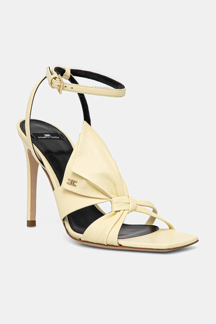 Elisabetta Franchi Кожени обувки с тънък ток