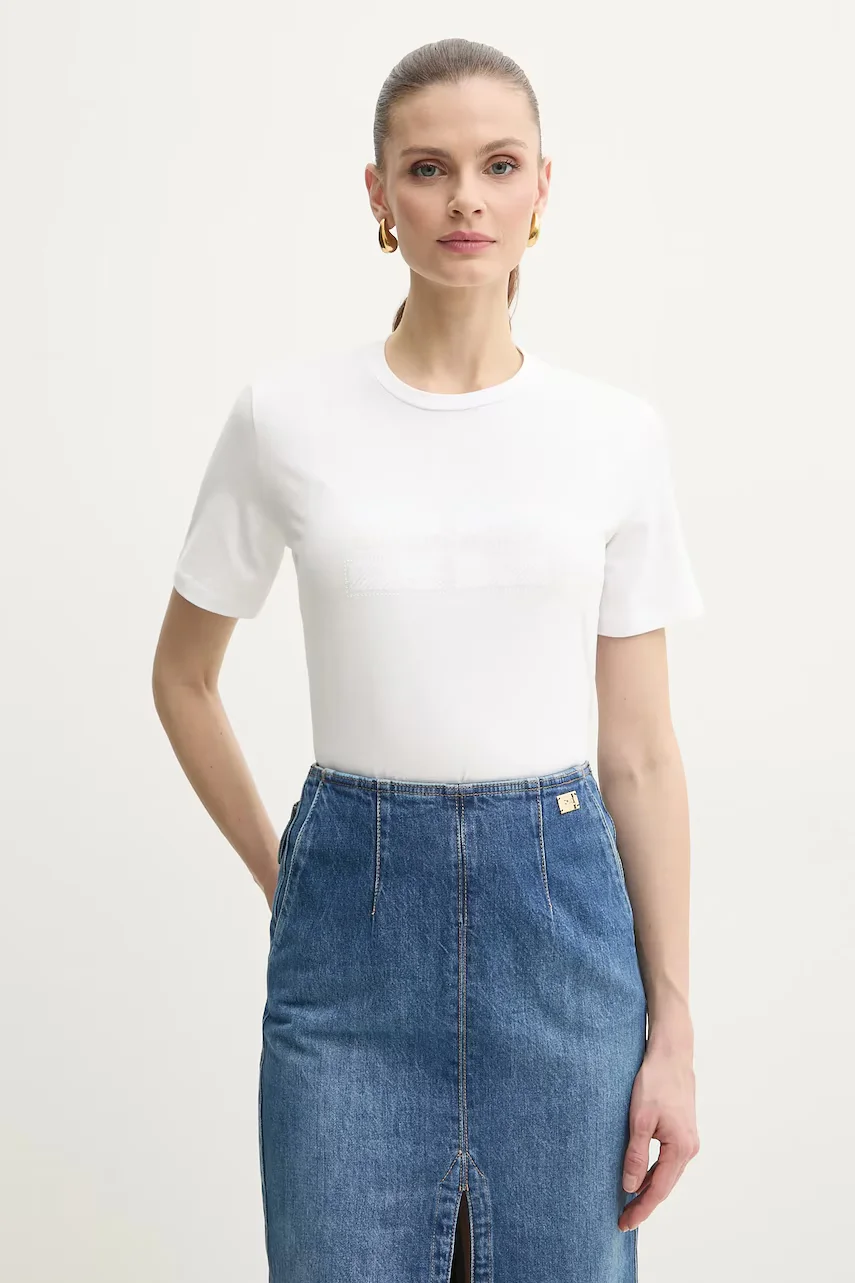 Elisabetta Franchi Памучна тениска