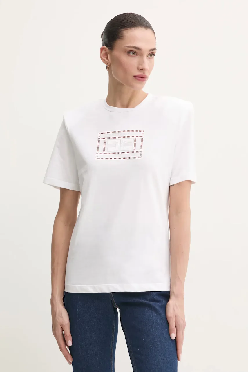 Elisabetta Franchi Памучна тениска