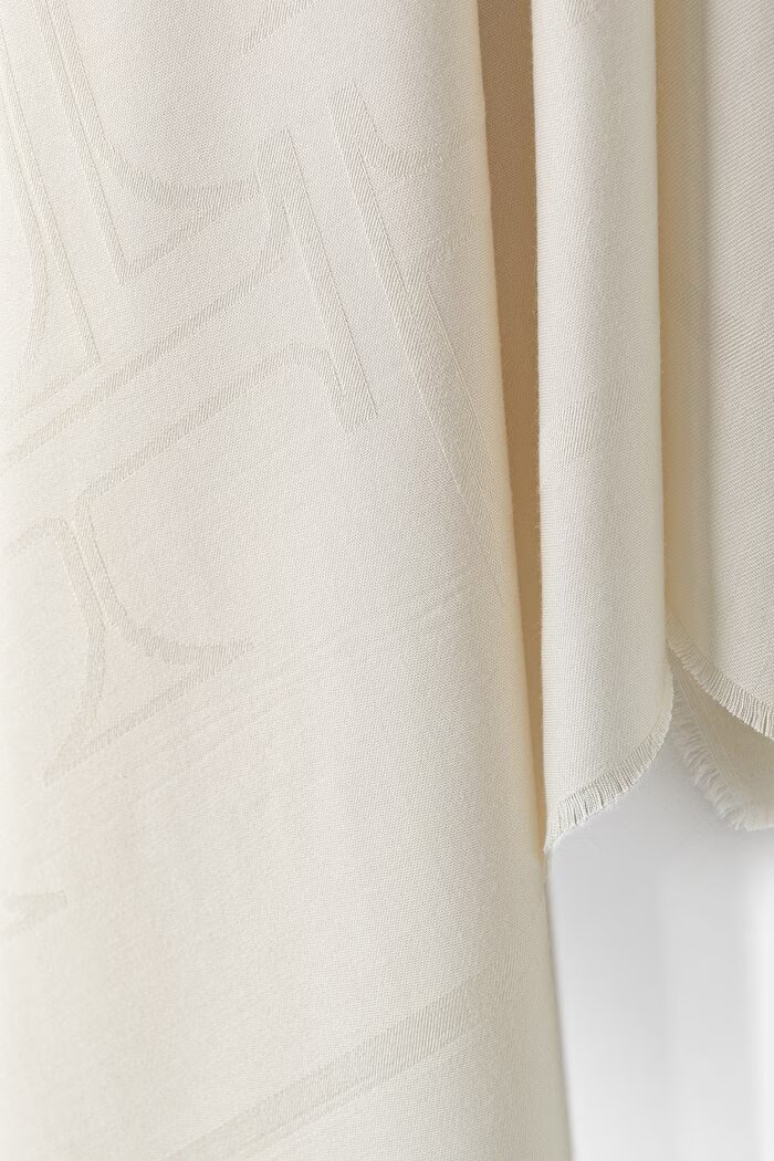 Elisabetta Franchi шал тип кърпа дамски от модал бежов SC02F66E2