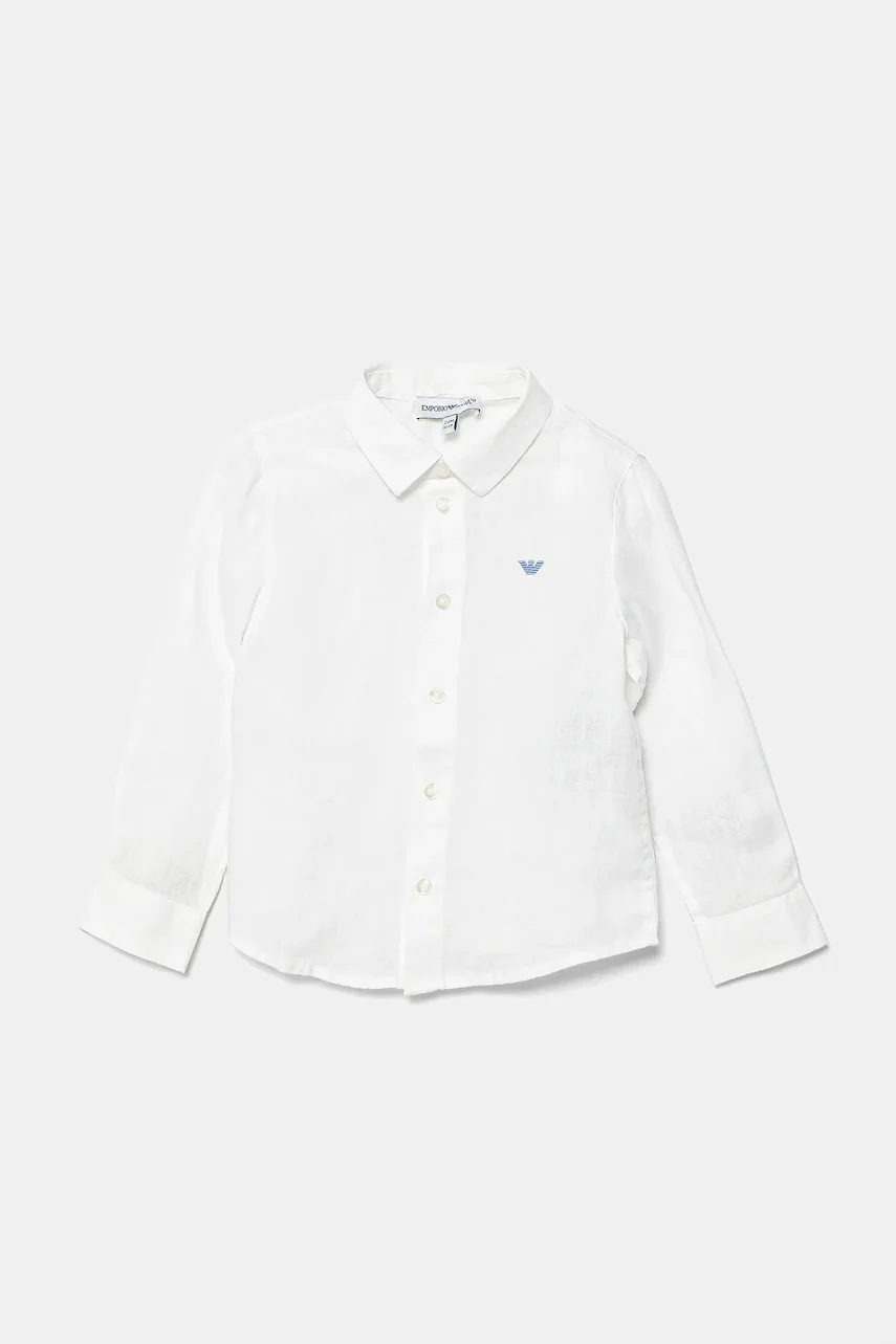 Emporio Armani Бебешка ленена риза