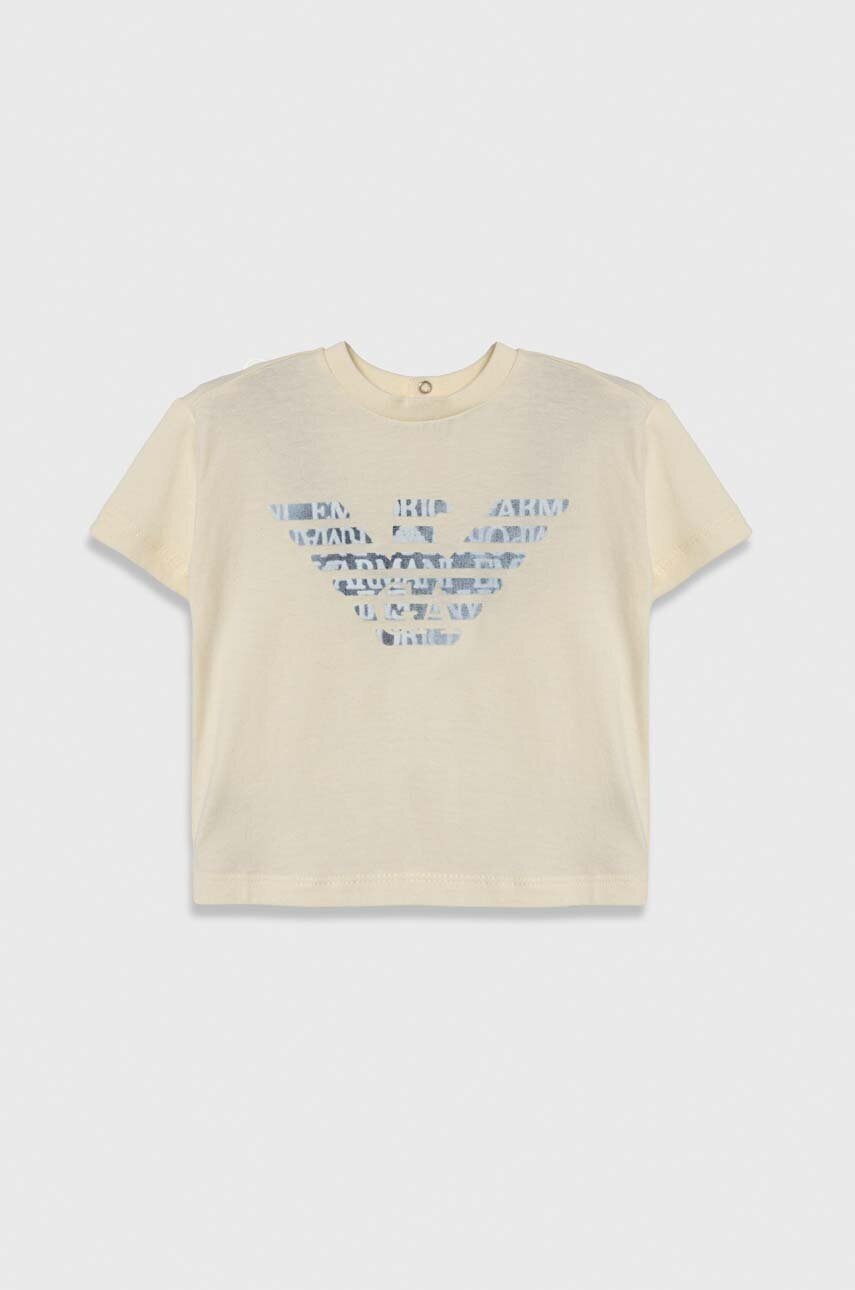 Emporio Armani Бебешка памучна тениска