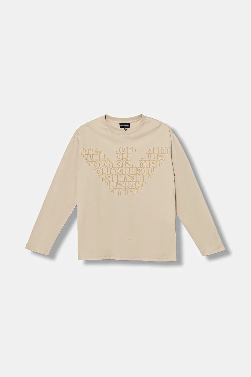Emporio Armani Детска блуза с дълги ръкави