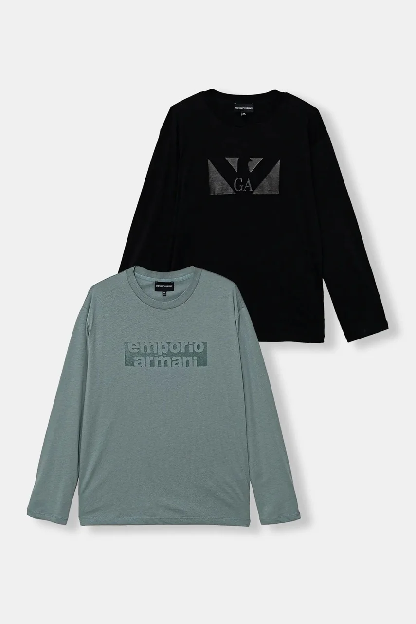 Emporio Armani Детска блуза с дълги ръкави (2 броя)