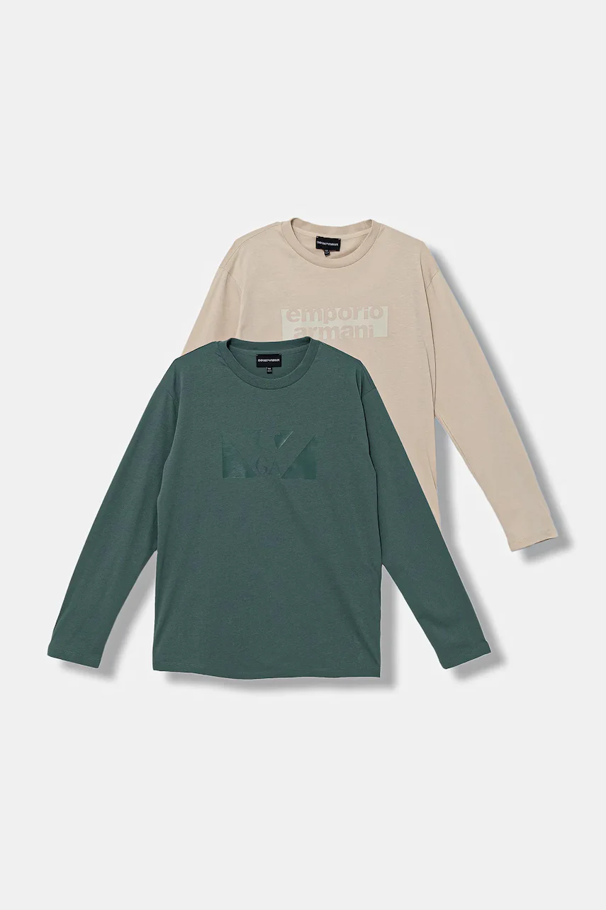 Emporio Armani Детска блуза с дълги ръкави (2 броя)