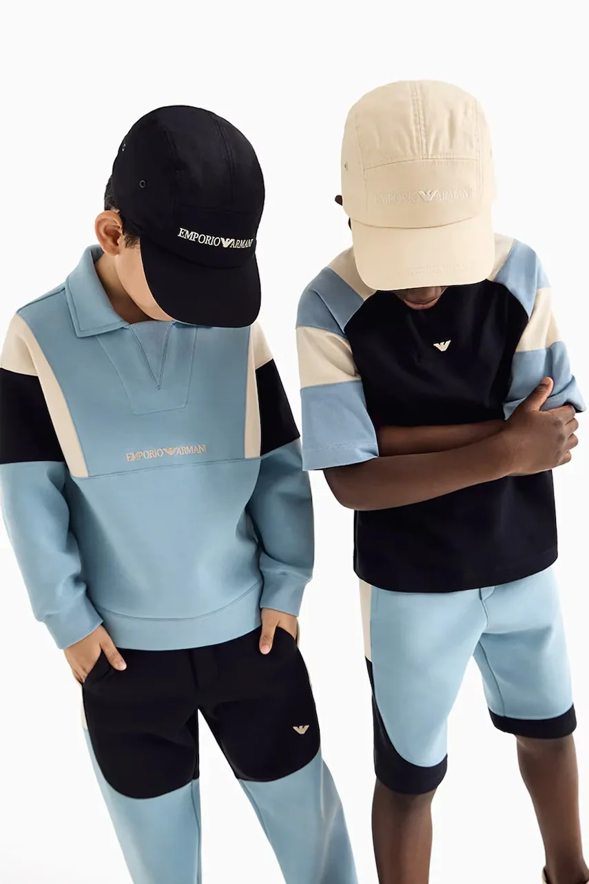 Emporio Armani Детска памучна тениска