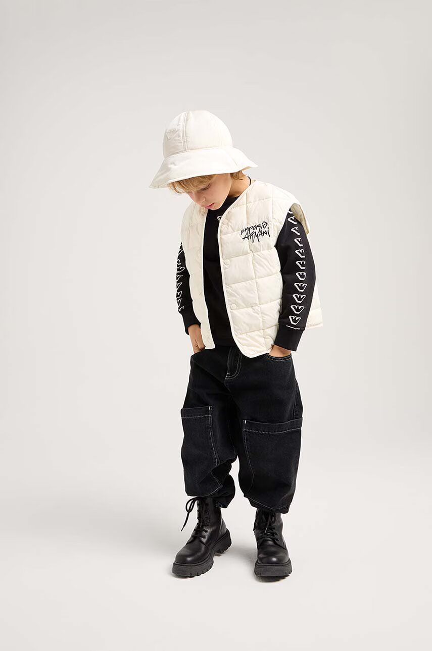 Emporio Armani Детски памучен суичър