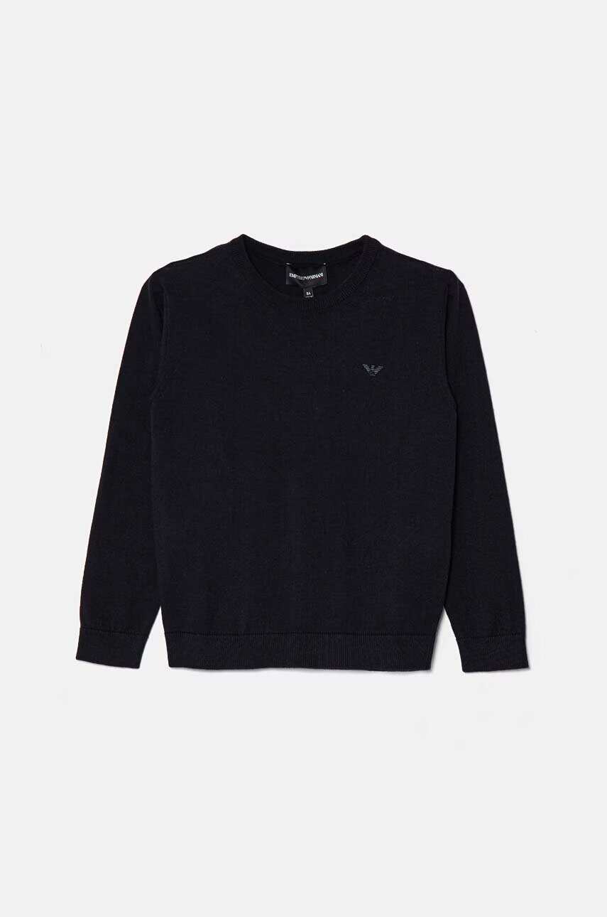 Emporio Armani Детски пуловер с вълна