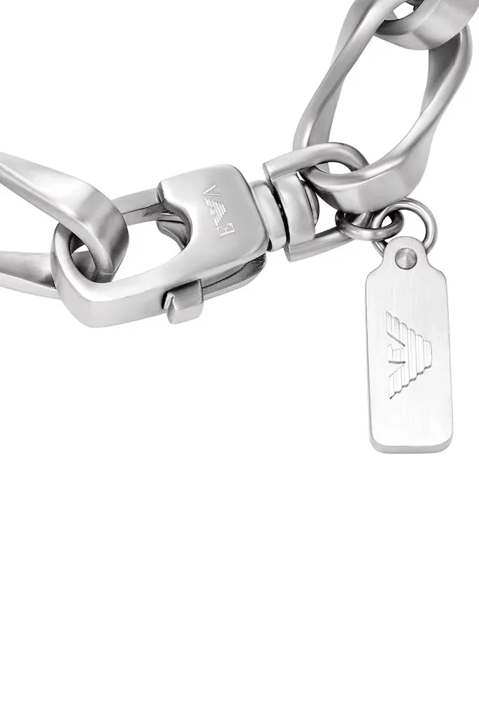 Emporio Armani гривна мъжка от неръждаема стомана Eagle Logo EGS3302040