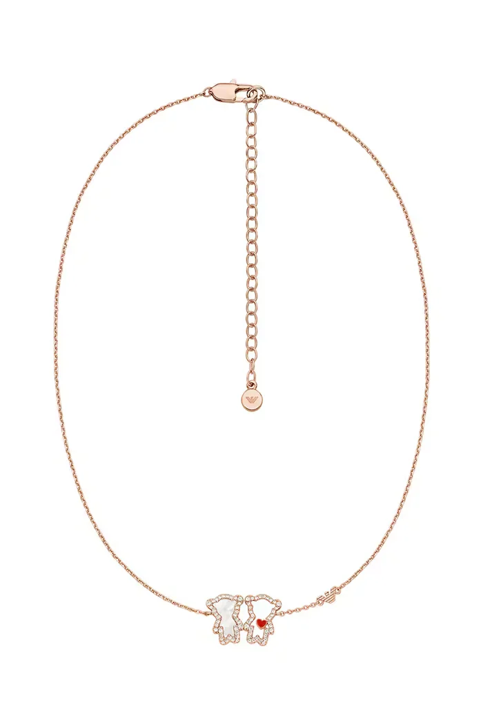 Emporio Armani колие дамско месингово с циркон Sentimental EGS3351221