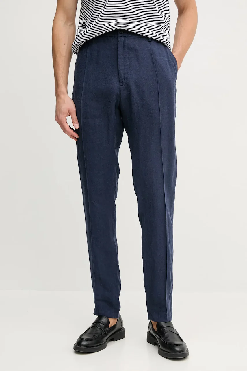 Emporio Armani Ленен панталон