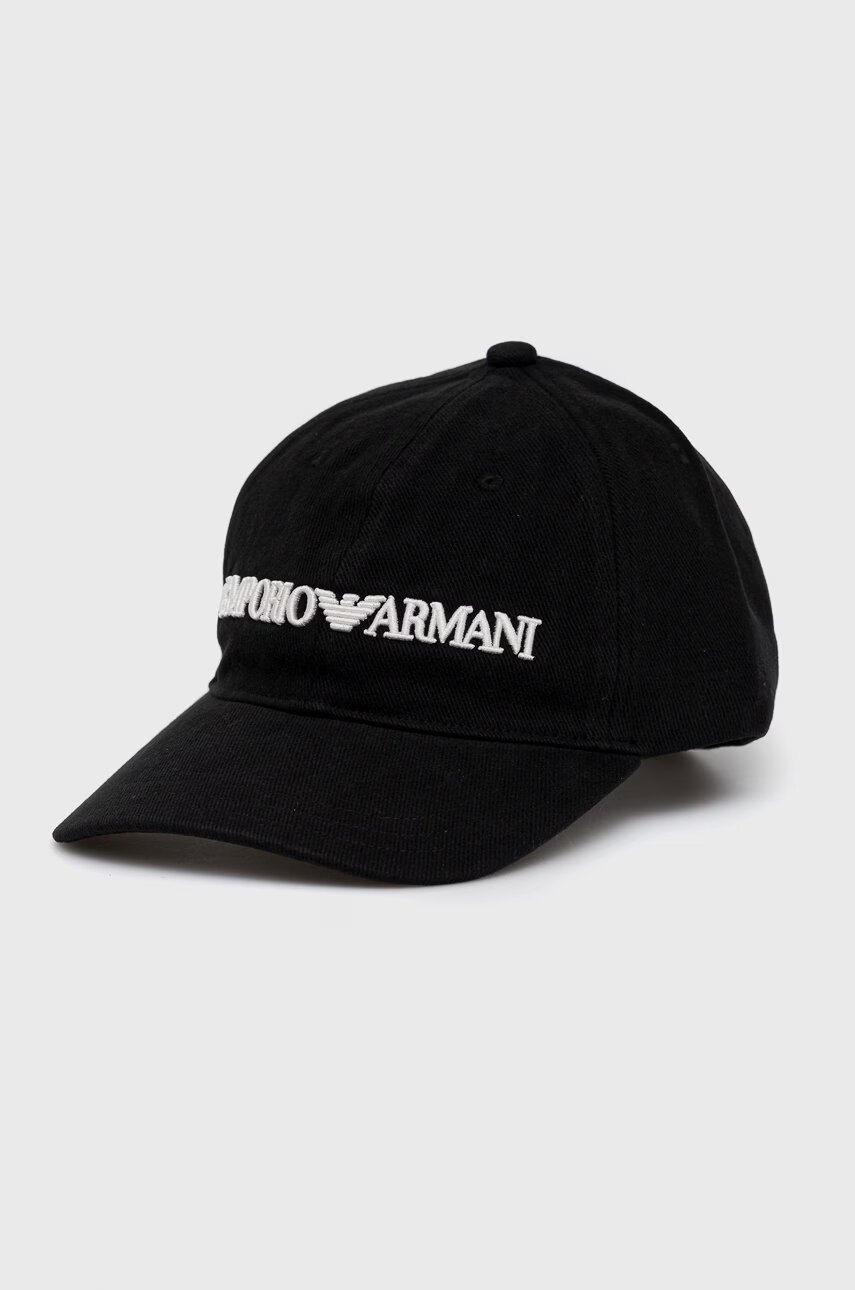 Emporio Armani Памучна шапка