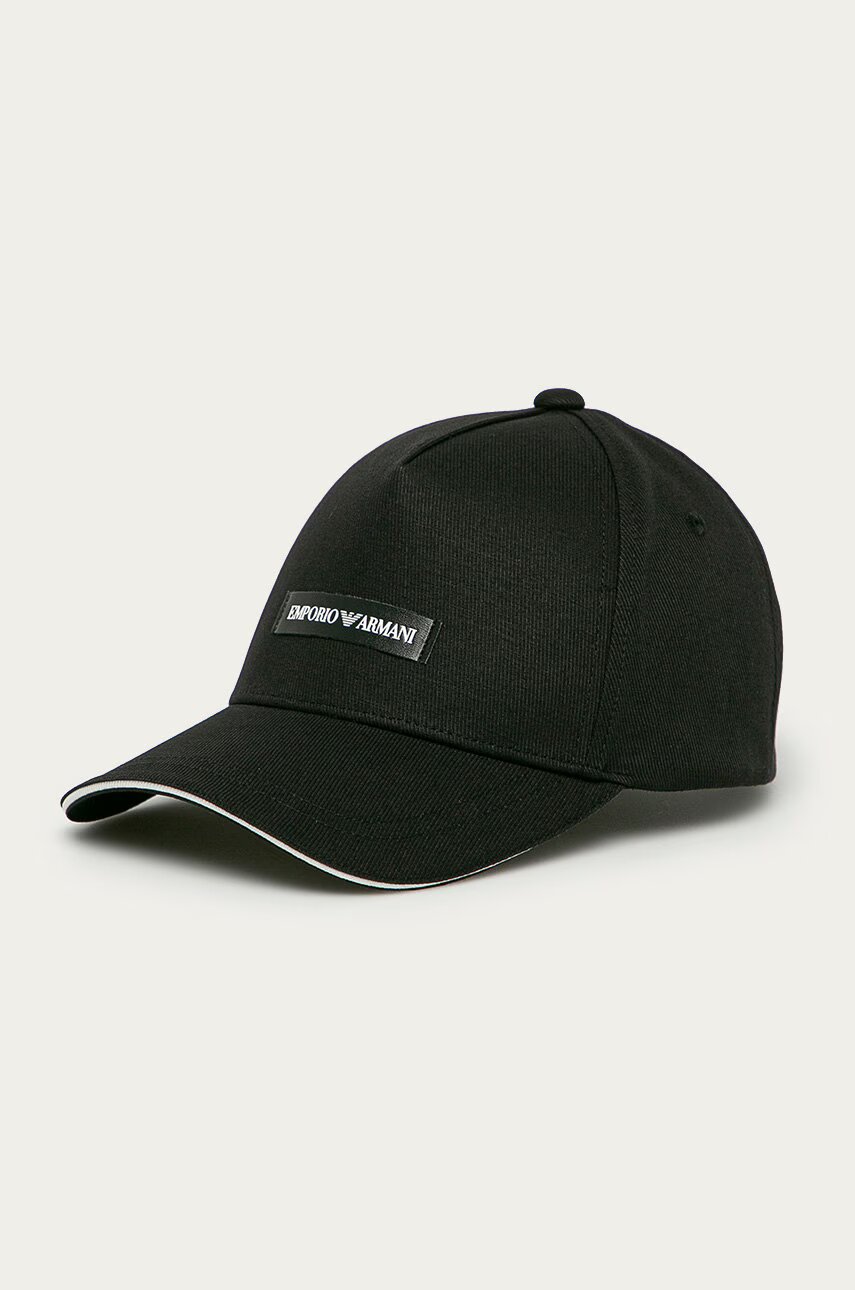 Emporio Armani Памучна шапка с козирка