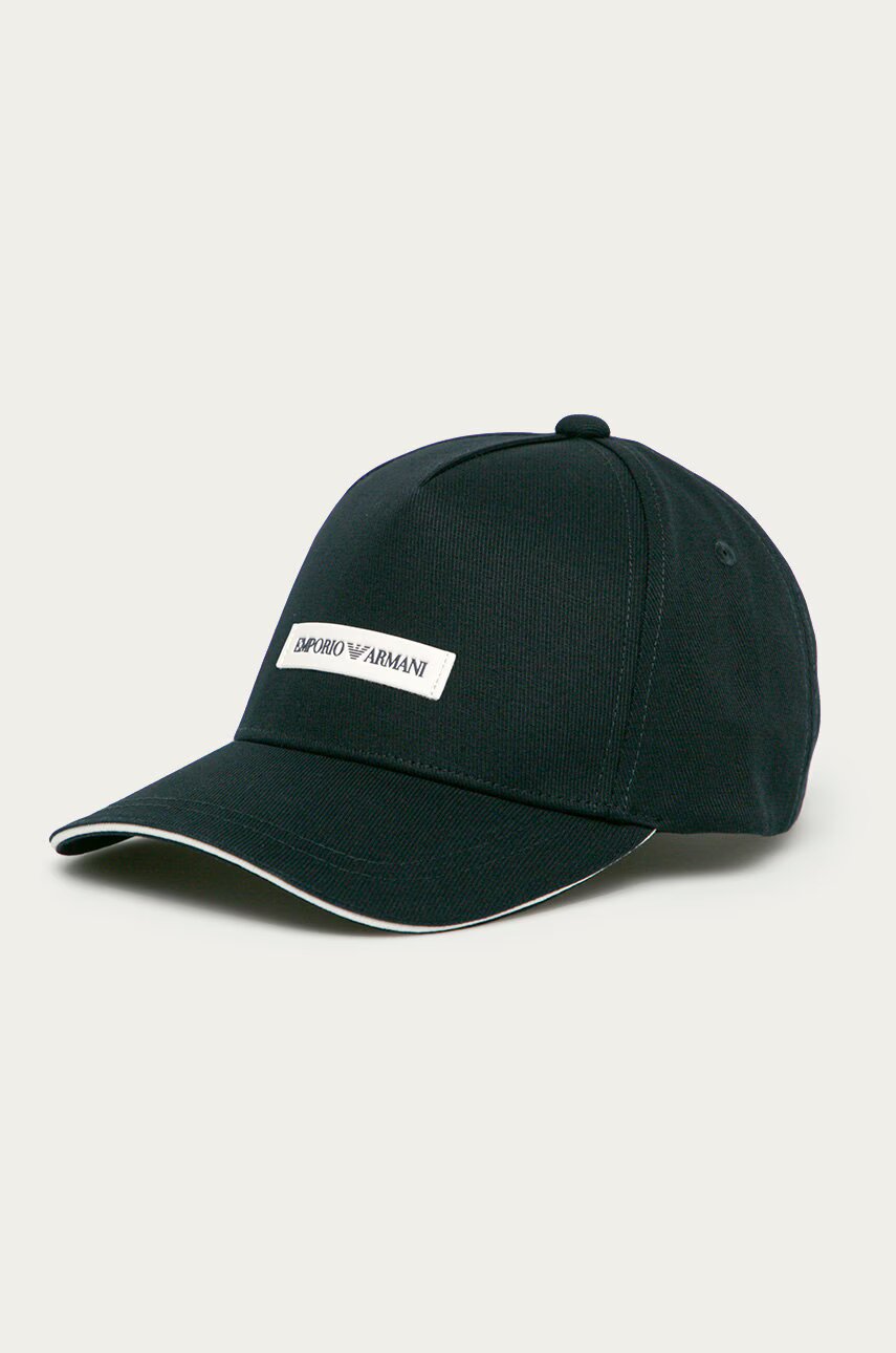 Emporio Armani Памучна шапка с козирка