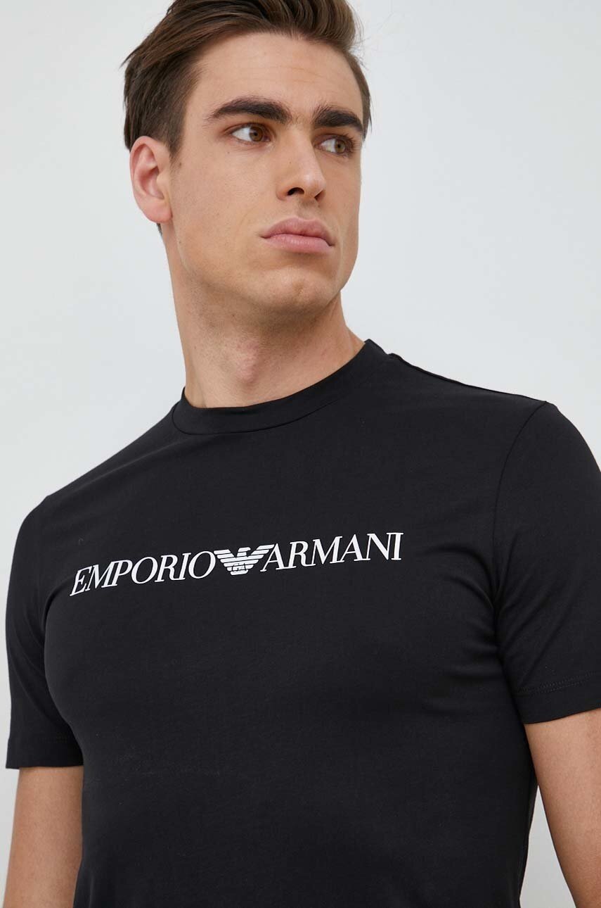 Emporio Armani Памучна тениска
