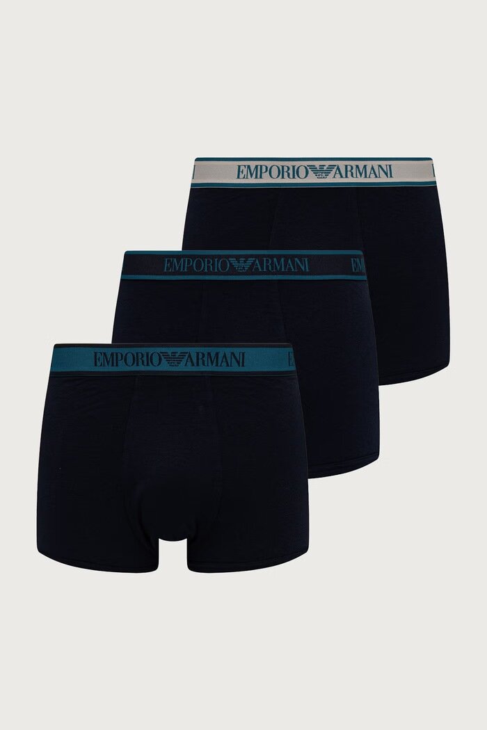 Emporio Armani Underwear боксерки мъжки с памук 3 броя тъмносини EM000259 AF25019