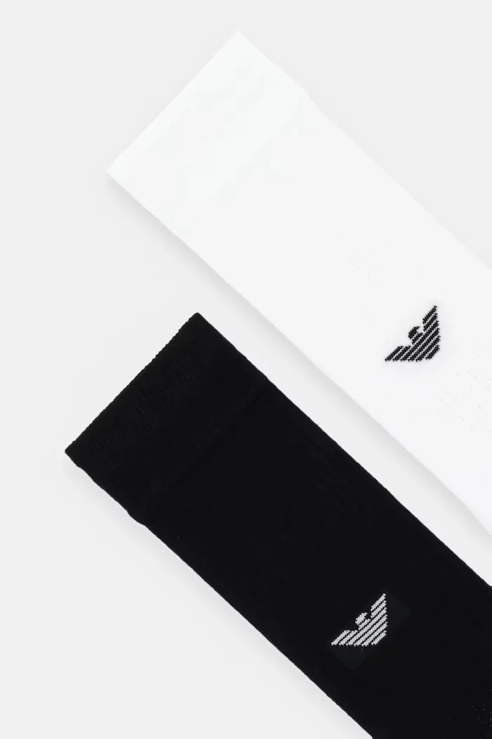 Emporio Armani Underwear Чорапи (2 чифта) в черно EM000543 AF17788