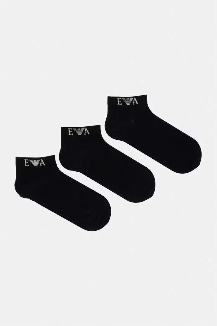 Emporio Armani Underwear чорапи мъжки 3 броя черни EM000550 AF26377