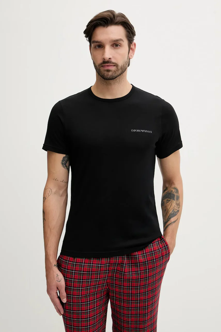Emporio Armani Underwear Домашна тениска от памук (2 броя)