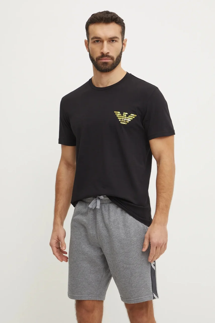 Emporio Armani Underwear Памучна плажна тениска