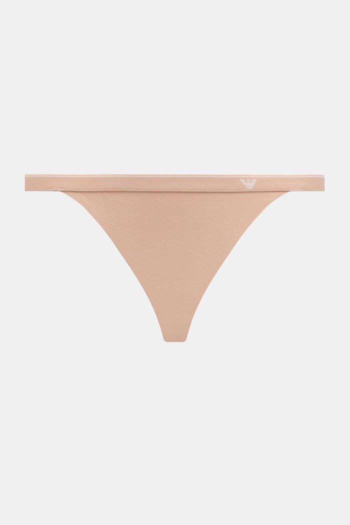Emporio Armani Underwear прашки дамски от памук с еластан 2 броя бежови EW000405.AF25589