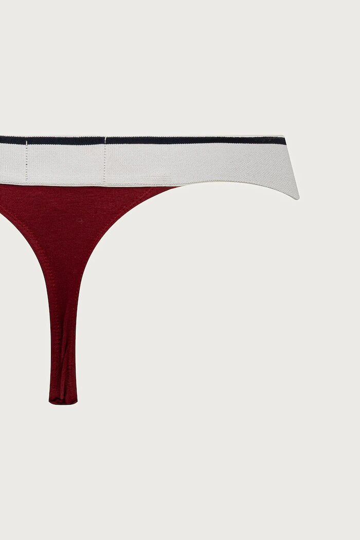 Emporio Armani Underwear прашки дамски от памук с еластан 2 броя червени EW000405 AF27298