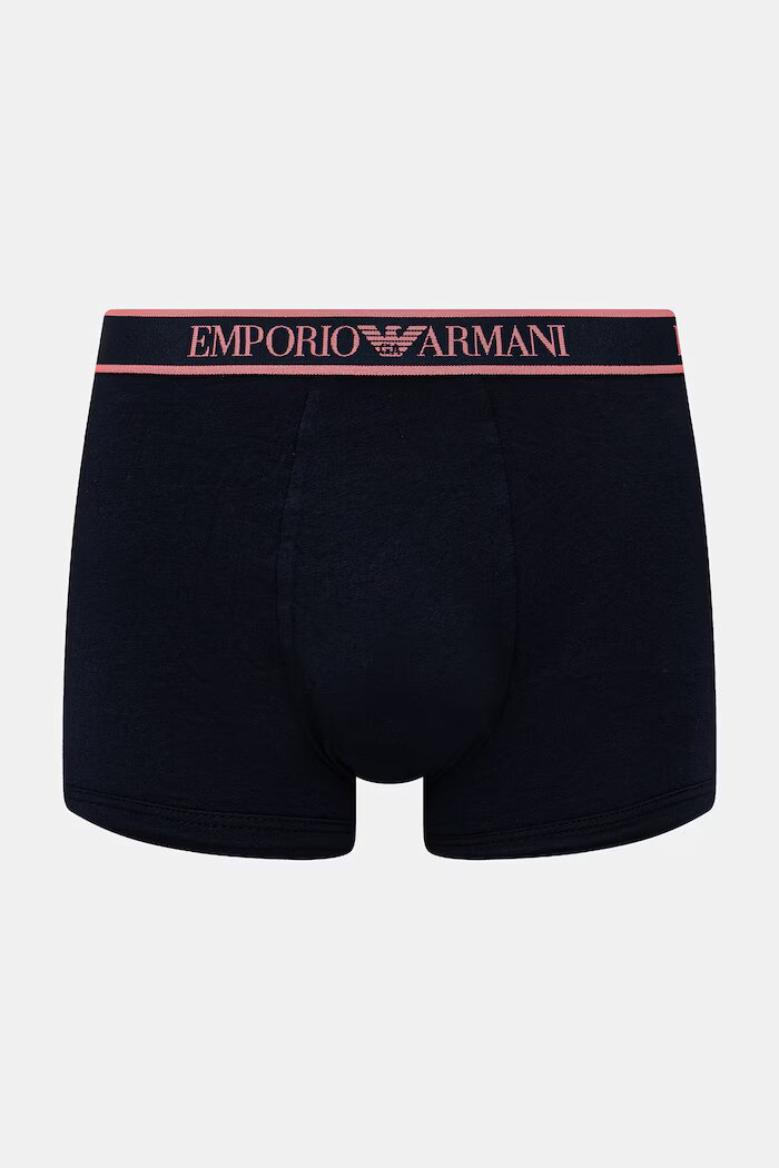 Emporio Armani Underwear Прилепнали боксерки мъжки 3 броя тъмносини EM000259 AF20669