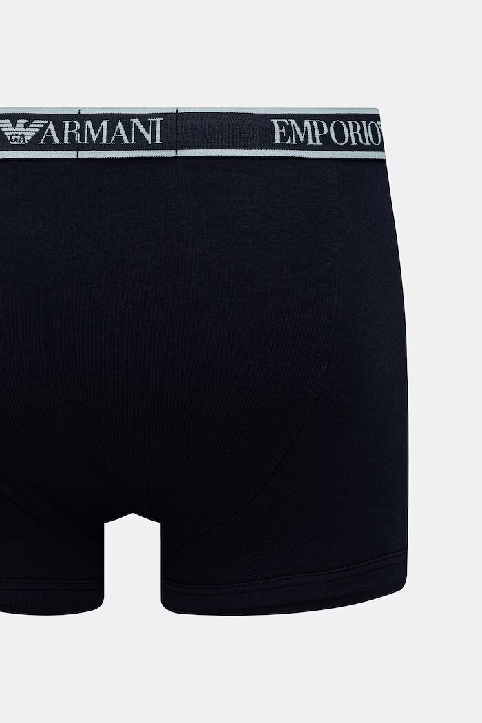 Emporio Armani Underwear Прилепнали боксерки мъжки 3 броя тъмносини EM000259 AF20669