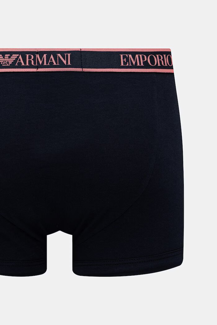 Emporio Armani Underwear Прилепнали боксерки мъжки 3 броя тъмносини EM000259 AF20669