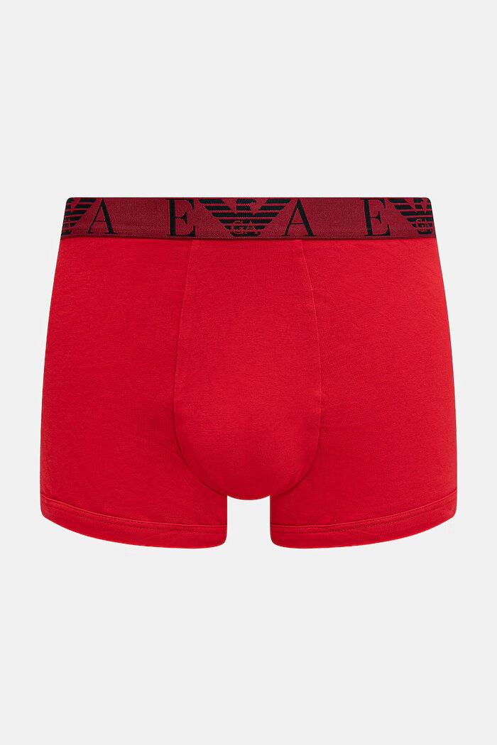 Emporio Armani Underwear прилепнали боксерки мъжки от памук с еластан 3 броя черни EM000259.AF25018