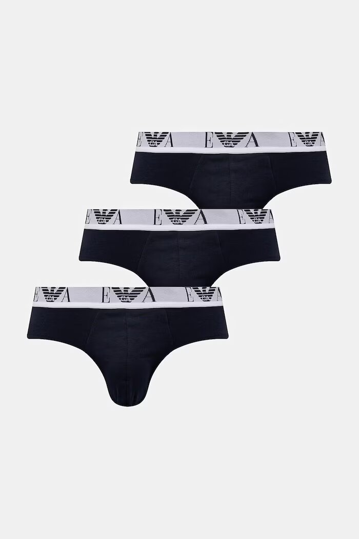 Emporio Armani Underwear Слипове (3 броя) в тъмносиньо EM000258 AF14131