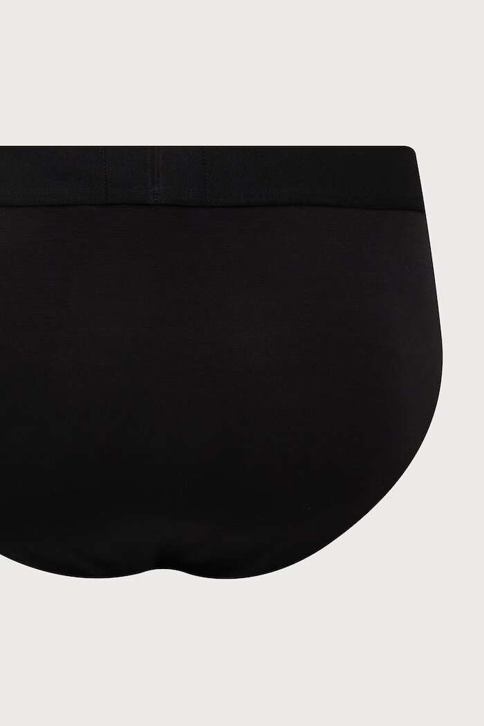 Emporio Armani Underwear слипове мъжки от памук с еластан 2 броя черни EM000251 AF25038