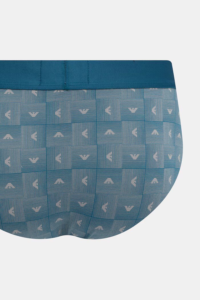 Emporio Armani Underwear слипове мъжки от памук с еластан 2 броя тъмносини EM000251.AF25040