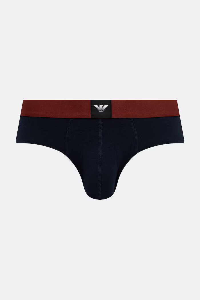 Emporio Armani Underwear слипове мъжки с памук 3 броя бели EM002154.AF25033