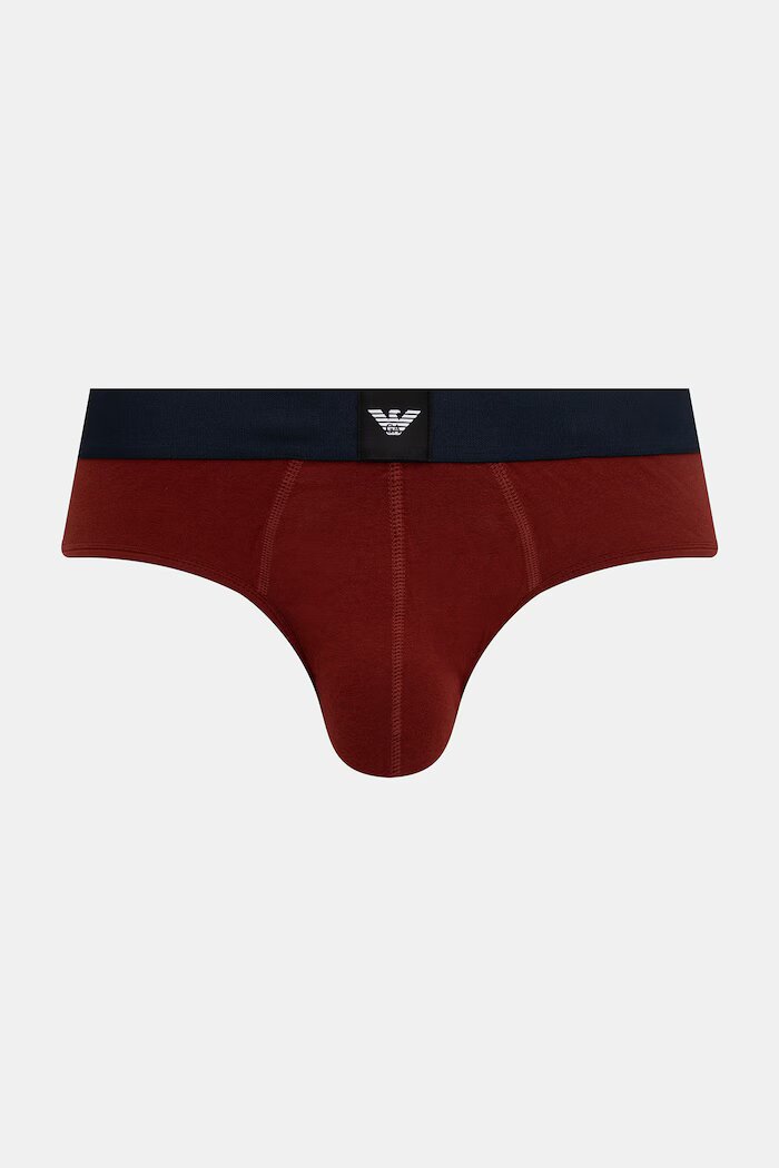 Emporio Armani Underwear слипове мъжки с памук 3 броя бели EM002154.AF25033