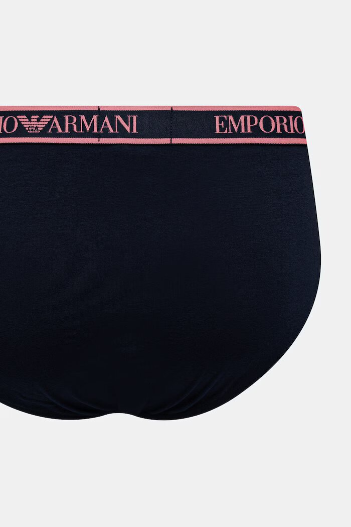 Emporio Armani Underwear Слипове мъжки с памук 3 броя тъмносини EM000258 AF20669