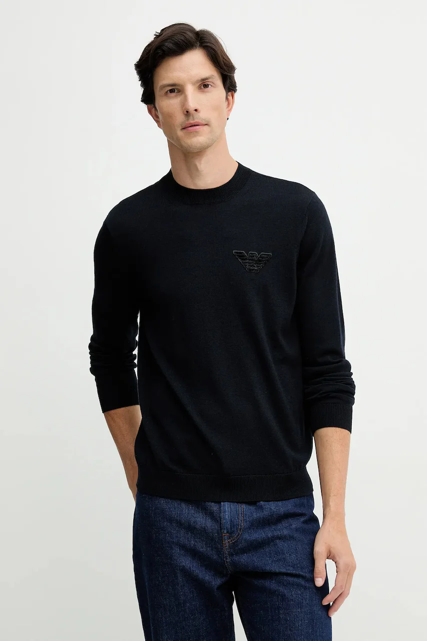 Emporio Armani Вълнен пуловер