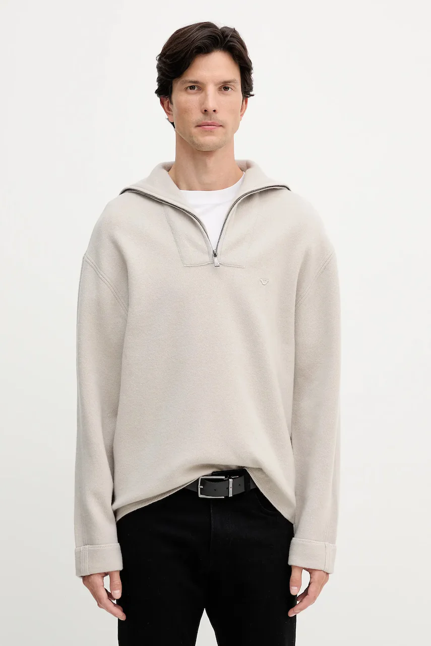Emporio Armani Вълнен пуловер
