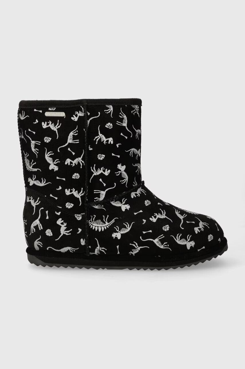 EMU Australia Детски кожени зимни обувки K12948 Reflective Dino Brumby