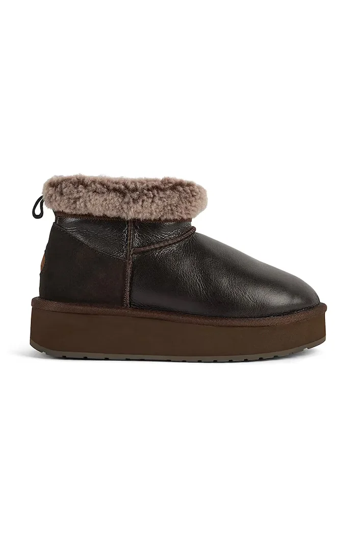EMU Australia Isobelle апрески дамски от кожа кафяви W13394