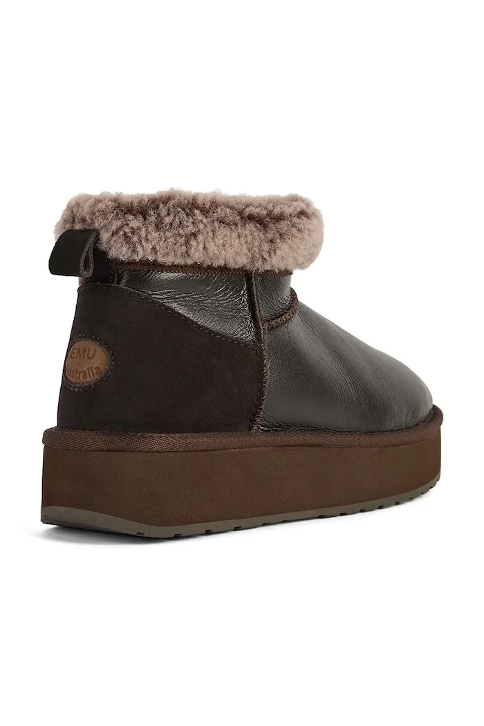 EMU Australia Isobelle апрески дамски от кожа кафяви W13394
