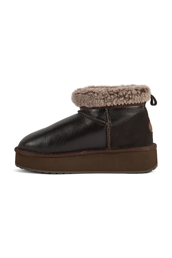 EMU Australia Isobelle апрески дамски от кожа кафяви W13394