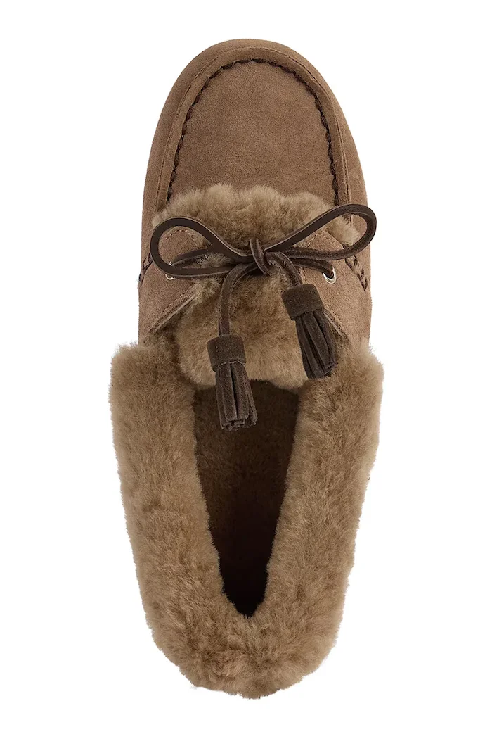 EMU Australia мокасини дамски от велур Martina кафяви W13363