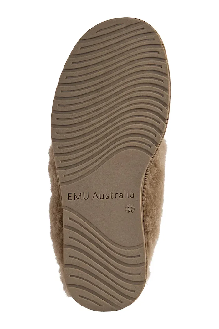 EMU Australia пантофи дамски от велур Jolie кафяви W10015